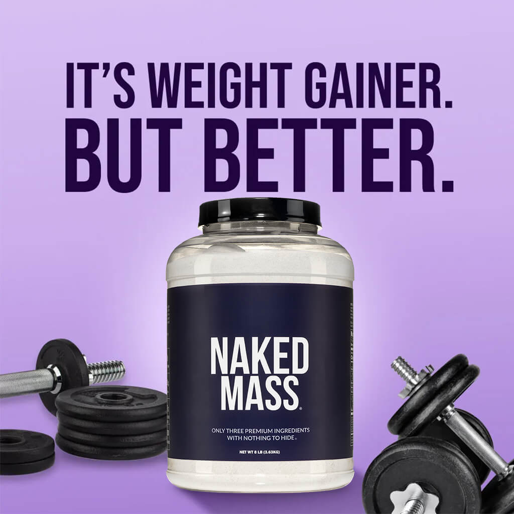 Mass Gainer Protein Supplement - Unflavored for Convenient High - Calorie Nutrition Shakes
