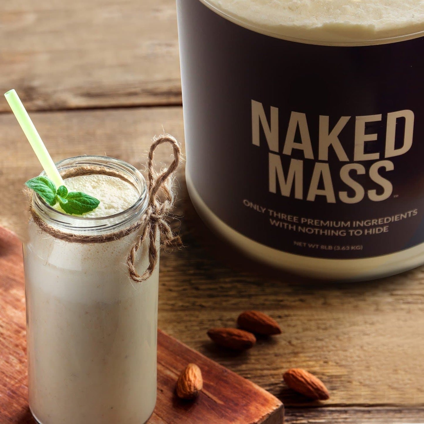 Chocolate Mass Gainer Protein Supplement - Chocolate for Convenient High - Calorie Nutrition Shakes