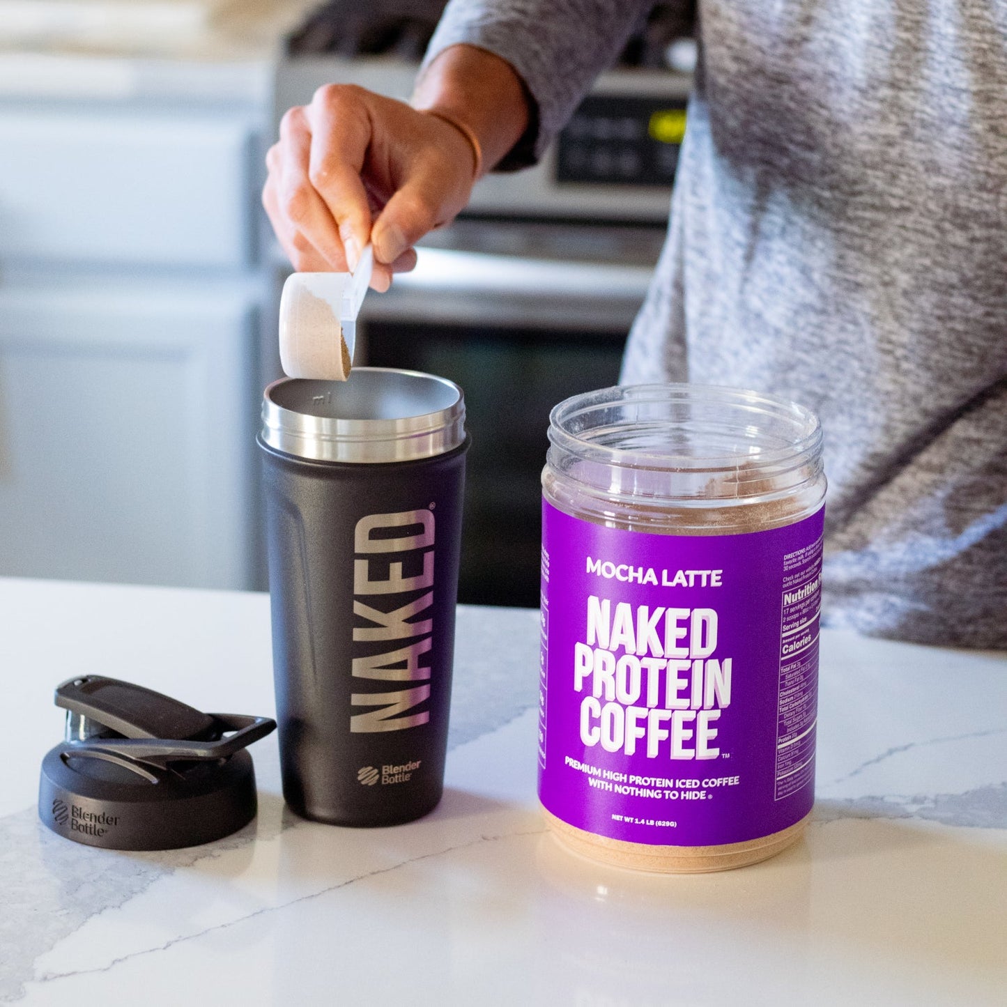 Mocha Latte Protein Iced Coffee - Mocha Latte for Convenient Coffee and Protein Drinks