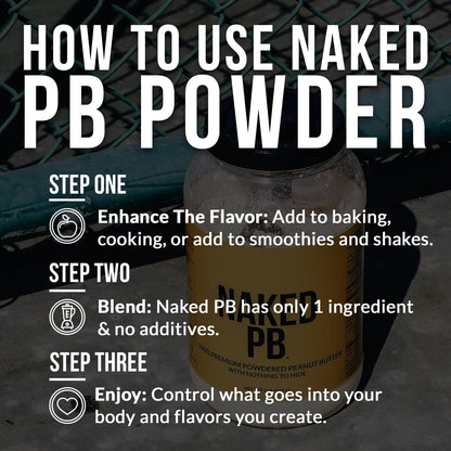 Powdered Peanut Butter - PB - 1.5 LB for Smooth Everyday Protein Shakes