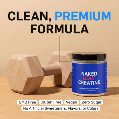 Creatine HCl Powder - Unflavored for Easy Workout Drink Mixing