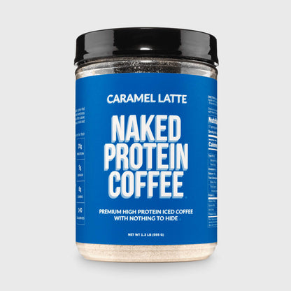 Caramel Latte Protein Iced Coffee - Caramel Latte for Convenient Coffee and Protein Drinks