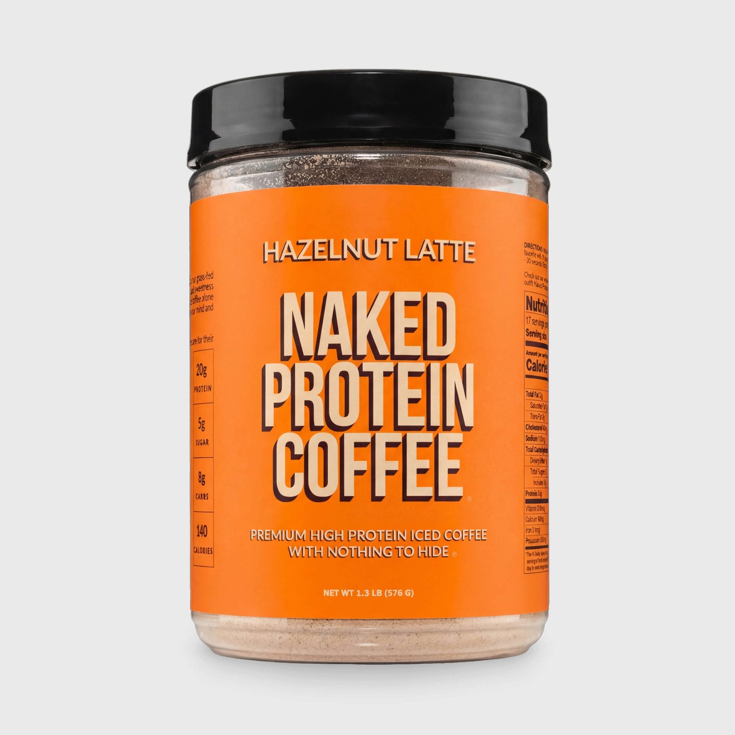 Hazelnut Latte Protein Iced Coffee - Hazelnut Latte for Convenient Coffee and Protein Drinks