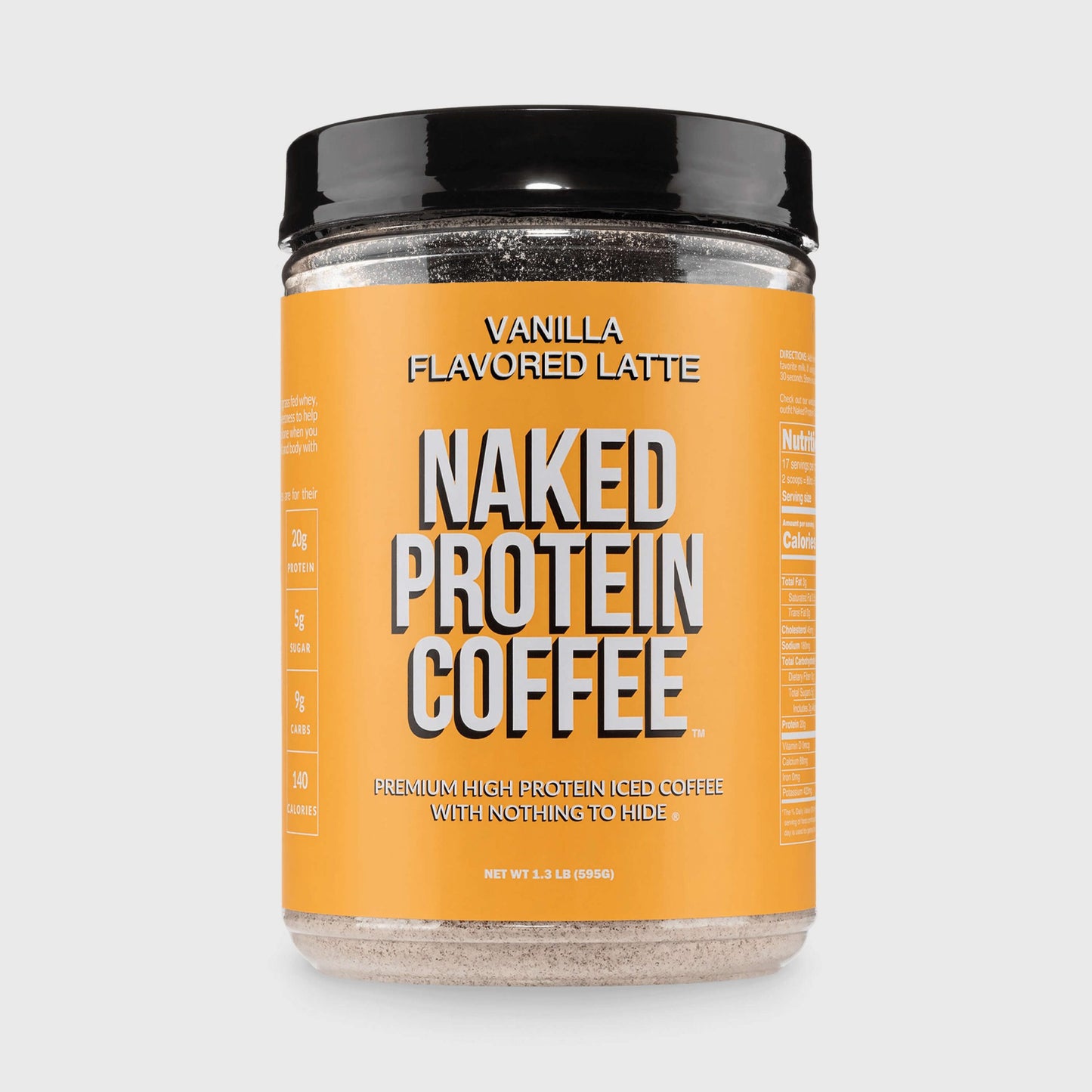 Vanilla Latte Protein Iced Coffee - Vanilla Latte for Convenient Coffee and Protein Drinks
