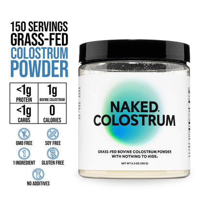 Grass - Fed Colostrum Powder - Colostrum Powder for Easy Everyday Collagen Mixing