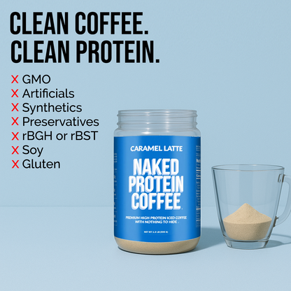 Caramel Latte Protein Iced Coffee - Caramel Latte for Convenient Coffee and Protein Drinks