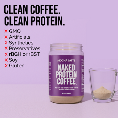 Mocha Latte Protein Iced Coffee - Mocha Latte for Convenient Coffee and Protein Drinks
