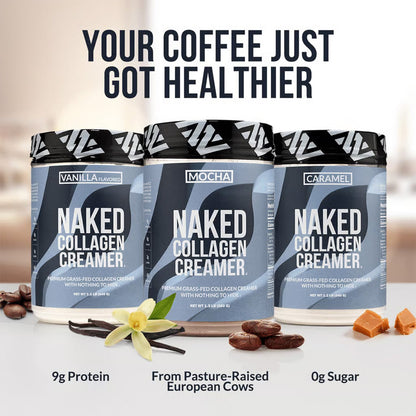 Mocha Coffee Creamer - Mocha Collagen Creamer for Convenient Coffee and Protein Drinks