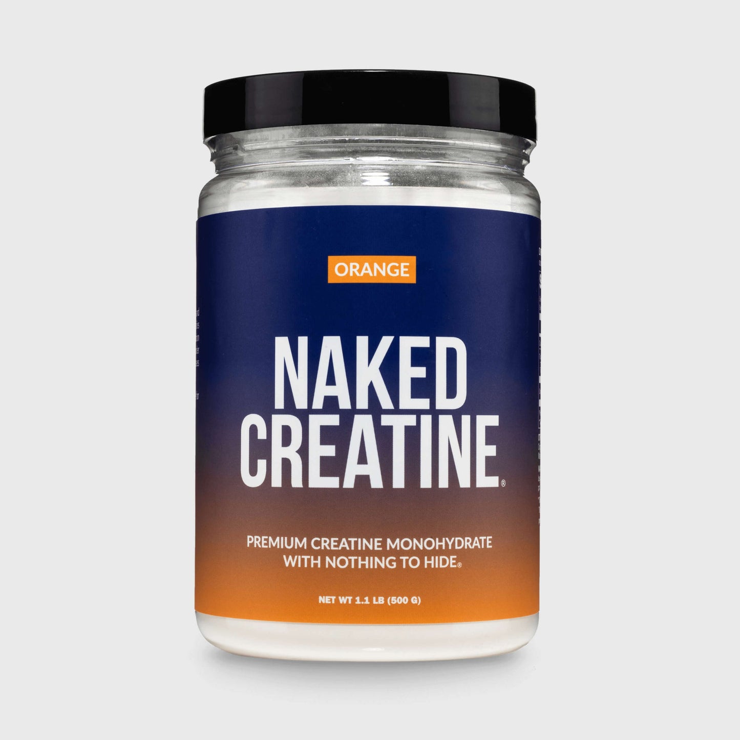 Orange Creatine Monohydrate Powder - Orange for Easy Workout Drink Mixing