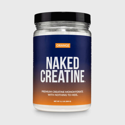 Orange Creatine Monohydrate Powder - Orange for Easy Workout Drink Mixing