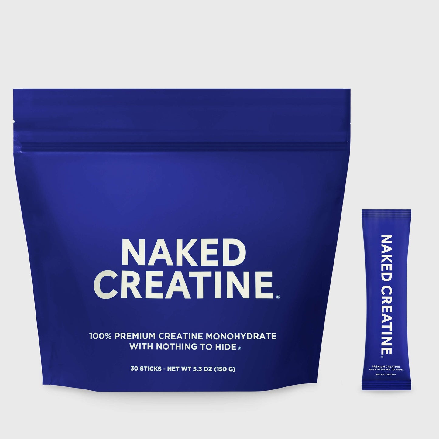 Creatine Travel Packets - Unflavored Sticks for Easy Workout Drink Mixing