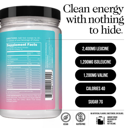 Strawberry Lemonade Essential Amino Acids Supplement - Strawberry EAA for Easy Workout Drink Mixing