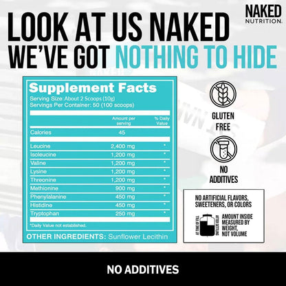 Essential Amino Acids Supplement - Essential Amino Acids for Easy Workout Drink Mixing