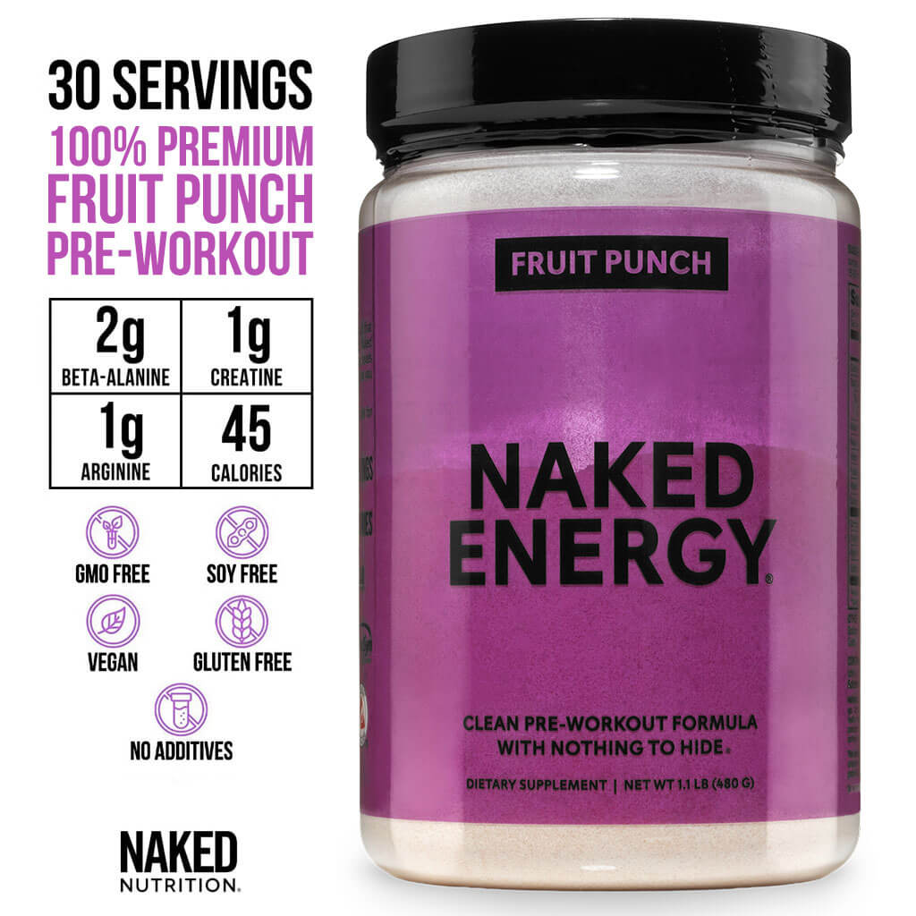 Fruit Punch Pre Workout Supplement - Fruit Punch for Easy Workout Drink Mixing