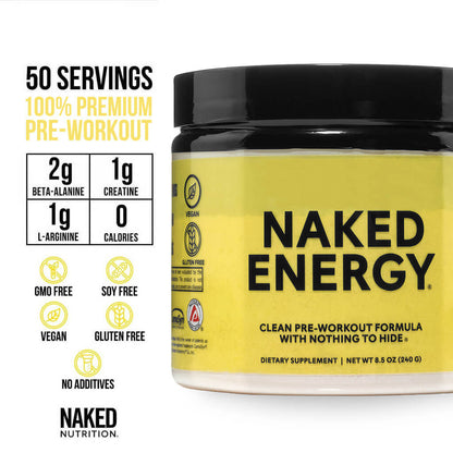 Pre Workout Supplement - Unflavored for Easy Workout Drink Mixing