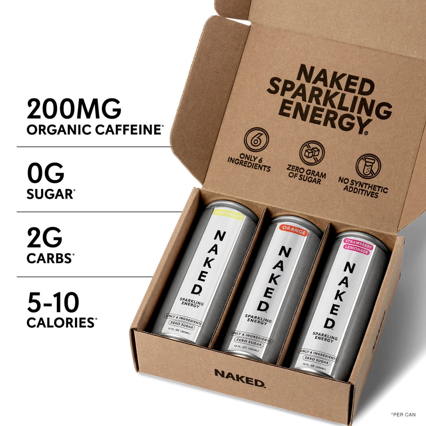 Sparkling Energy Sample Kits - Sample Pack for Convenient Everyday Nutrition