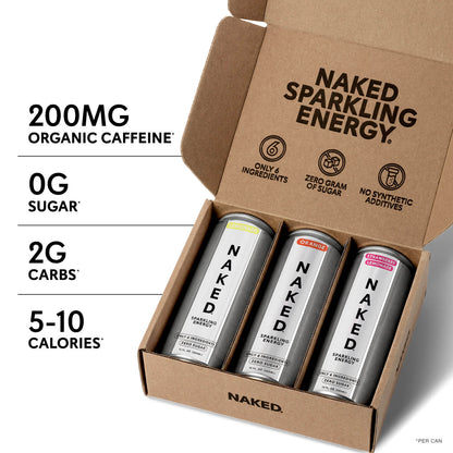 Sparkling Energy Sample Kits - Sample Pack for Convenient Everyday Nutrition