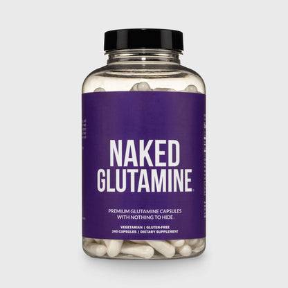 Glutamine Capsules - Capsules for Easy Workout Drink Mixing