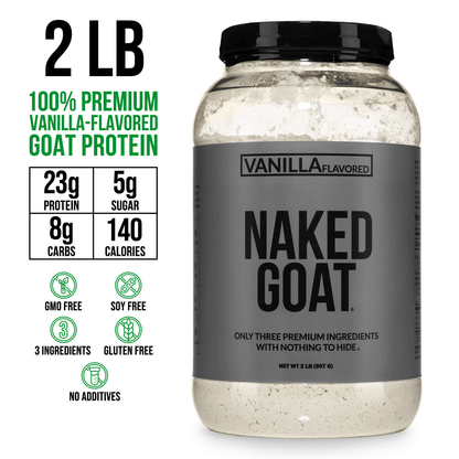 Vanilla Goat Whey Protein Powder - Vanilla for Smooth Everyday Protein Shakes