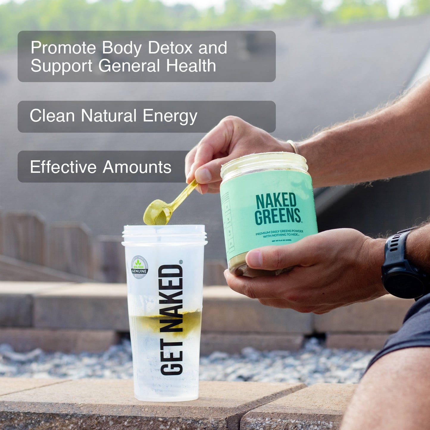 Organic Greens, Prebiotic and Probiotic Powder for Simple Everyday Nutrition Routines