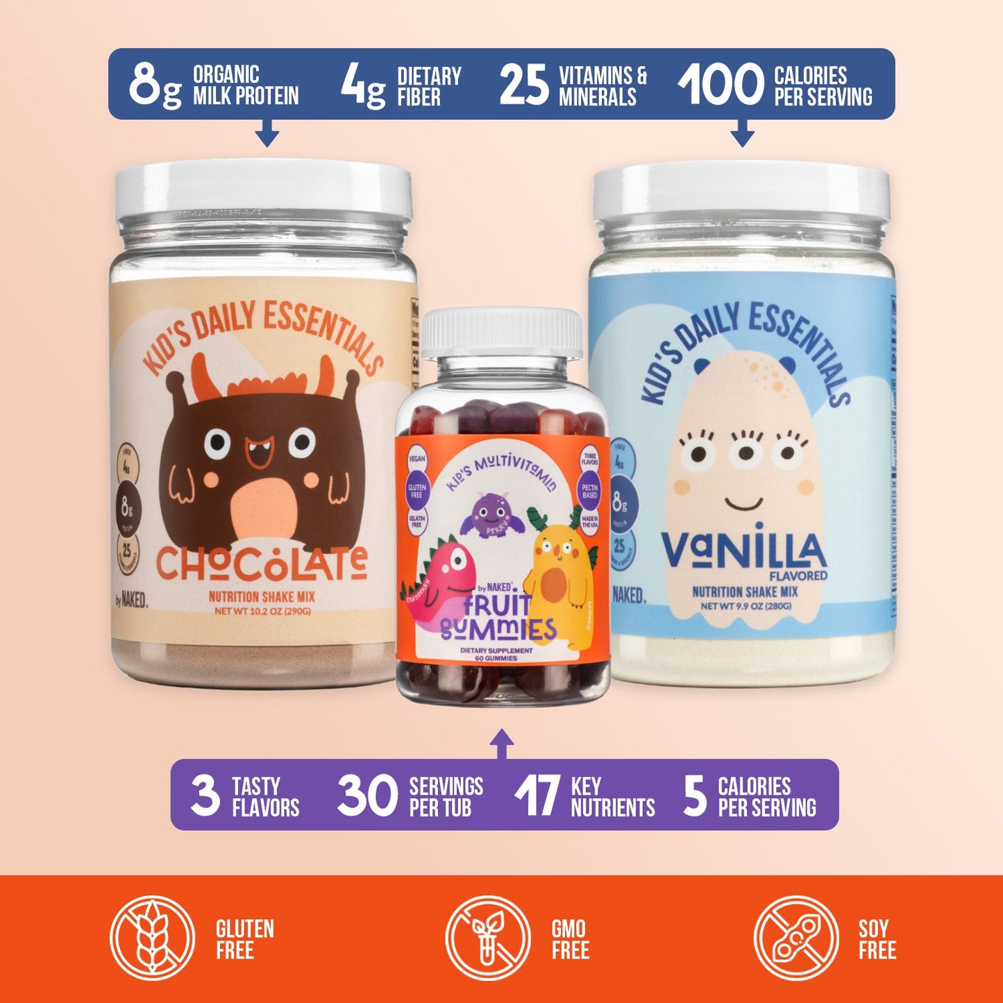 Kids Essentials Box for Convenient Everyday Kids Nutrition