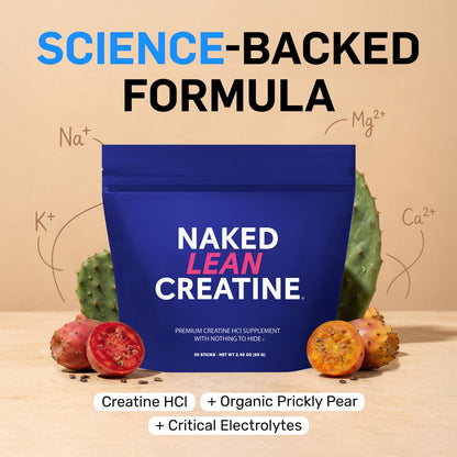 Creatine HCl Travel Packets - Stick Packs for Easy Workout Drink Mixing