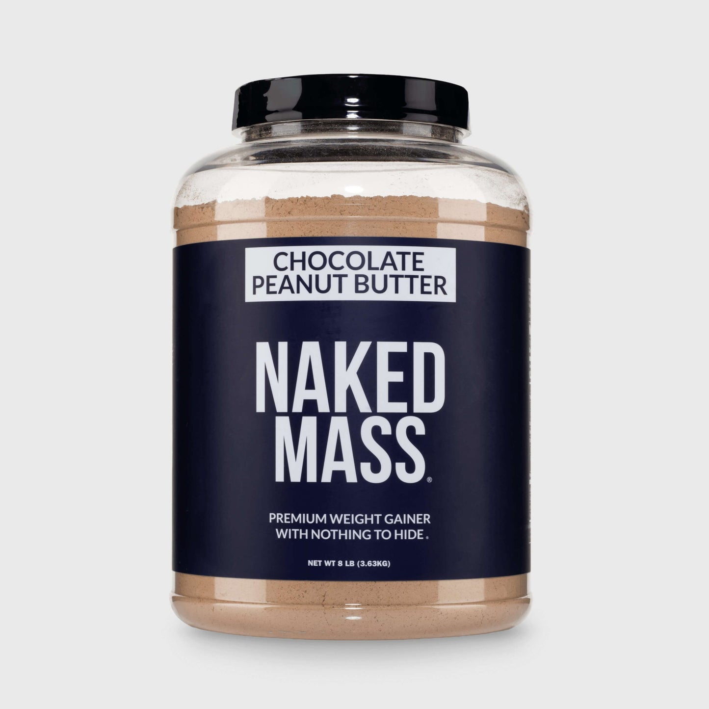 Chocolate Peanut Butter Mass Gainer Protein Supplement - Chocolate PB for Convenient High - Calorie Nutrition Shakes