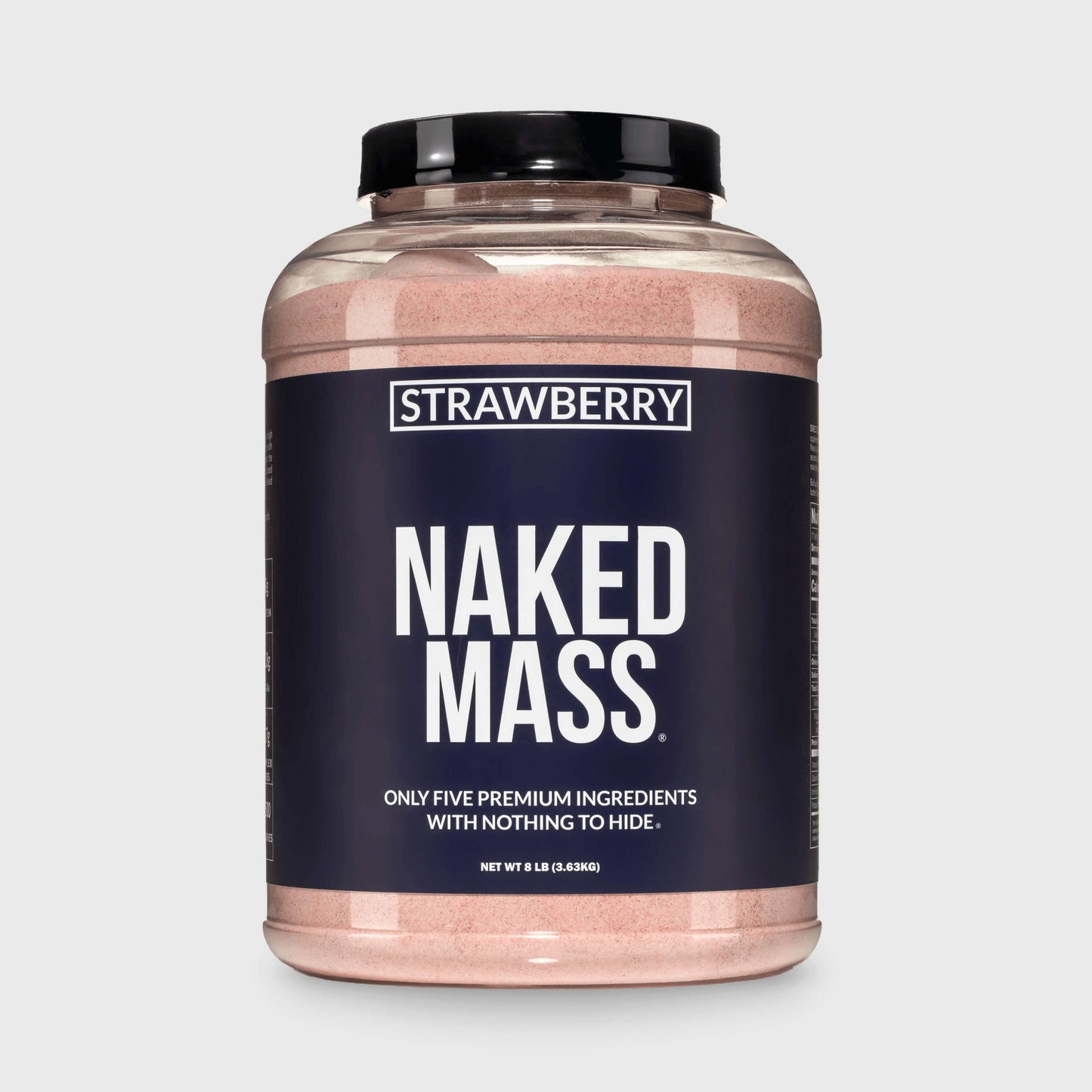 Strawberry Mass Gainer Protein Supplement - Strawberry for Convenient High - Calorie Nutrition Shakes
