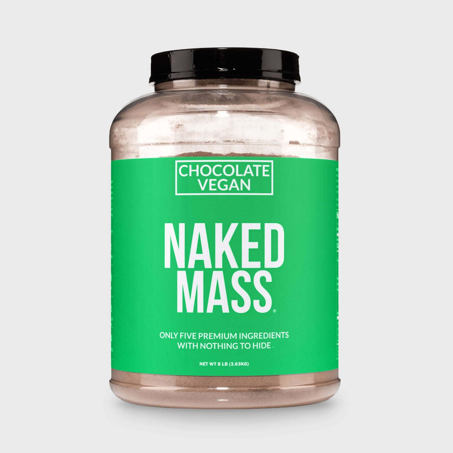 Chocolate Vegan Mass Gainer Supplement - Chocolate (Vegan) for Convenient High - Calorie Nutrition Shakes