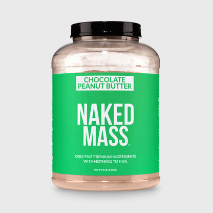 Chocolate Peanut Butter Vegan Mass Gainer Supplement - Chocolate PB (Vegan) for Convenient High - Calorie Nutrition Shakes