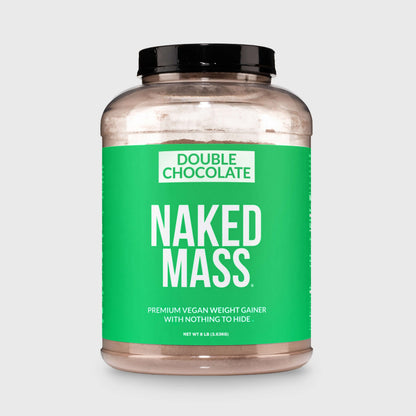 Double Chocolate Vegan Mass Gainer Supplement - Double Chocolate (Vegan) for Convenient High - Calorie Nutrition Shakes