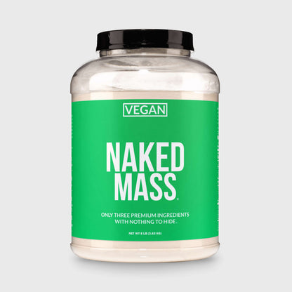 Vegan Mass Gainer Supplement - Unflavored (Vegan) for Convenient High - Calorie Nutrition Shakes