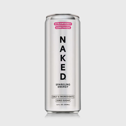 Strawberry Lemonade Naked Sparkling Energy - Strawberry Lemonade for Convenient Everyday Nutrition
