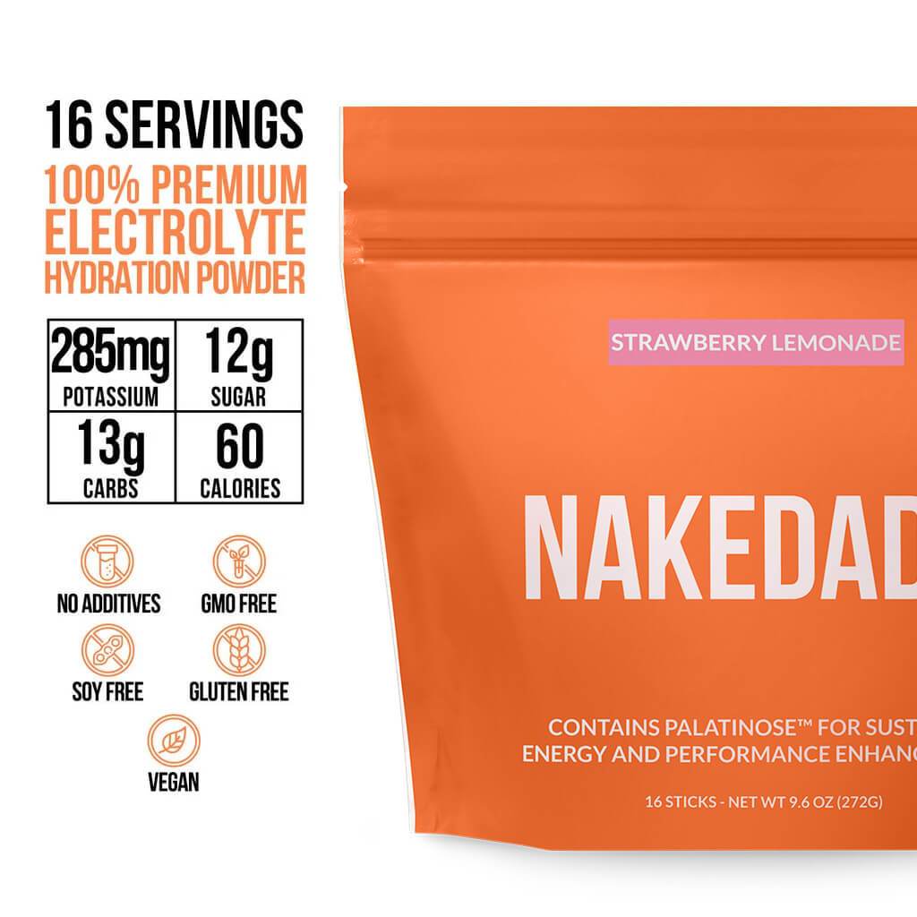 Electrolytes Powder Packets - Strawberry Lemonade - Strawberry Lemonade for Convenient Everyday Hydration Drinks