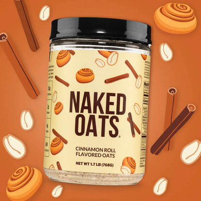 Cinnamon Roll Protein Oats - Cinnamon Roll for Easy Protein Breakfast Bowls