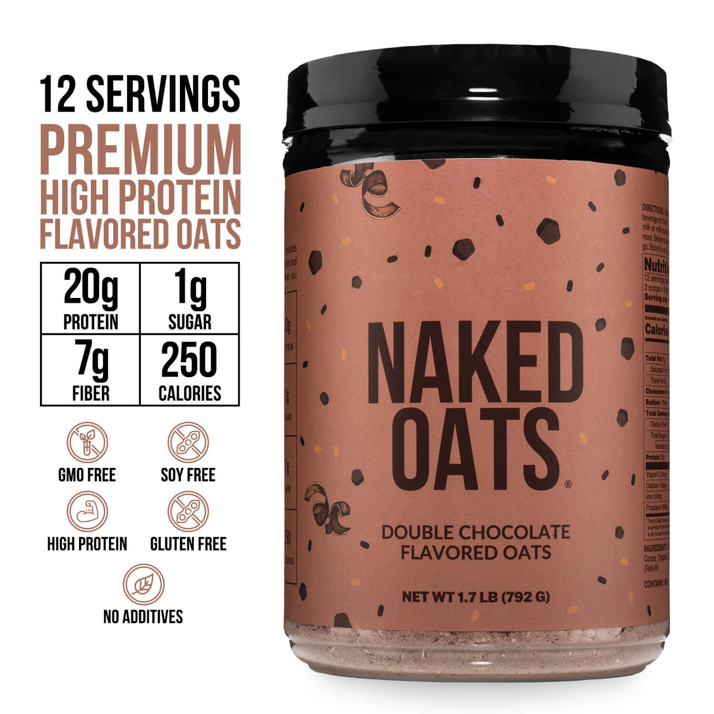 Double Chocolate Protein Oats - Double Chocolate for Easy Protein Breakfast Bowls