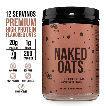 Double Chocolate Protein Oats - Double Chocolate for Easy Protein Breakfast Bowls