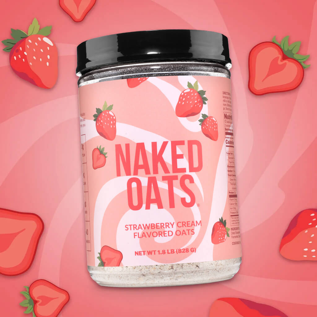 Strawberry Cream Protein Oats - Strawberry Cream for Easy Protein Breakfast Bowls