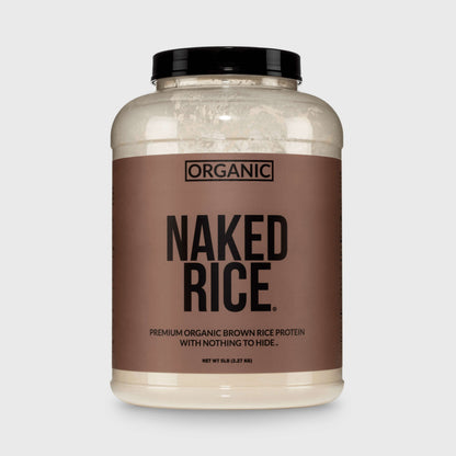 Organic Brown Rice Protein Powder - 5LB Unflavored for Smooth Everyday Protein Shakes