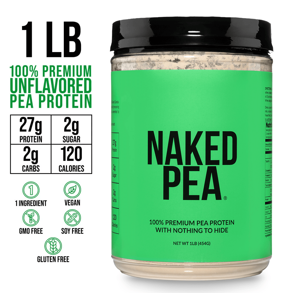 Pea Protein Powder 1lb - Unflavored for Smooth Everyday Protein Shakes