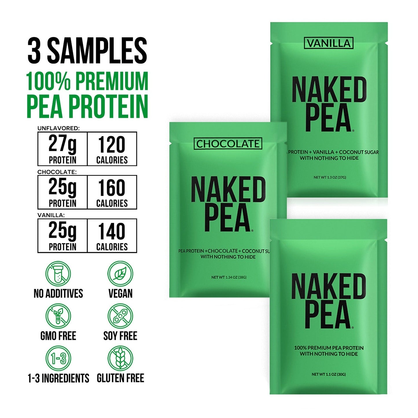 Vegan Protein Powder Sample Pack for Smooth Everyday Protein Shakes