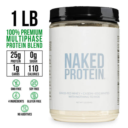 Protein Powder Blend - 1LB Egg Whey and Casein Protein Blend - 1LB for Smooth Everyday Protein Shakes