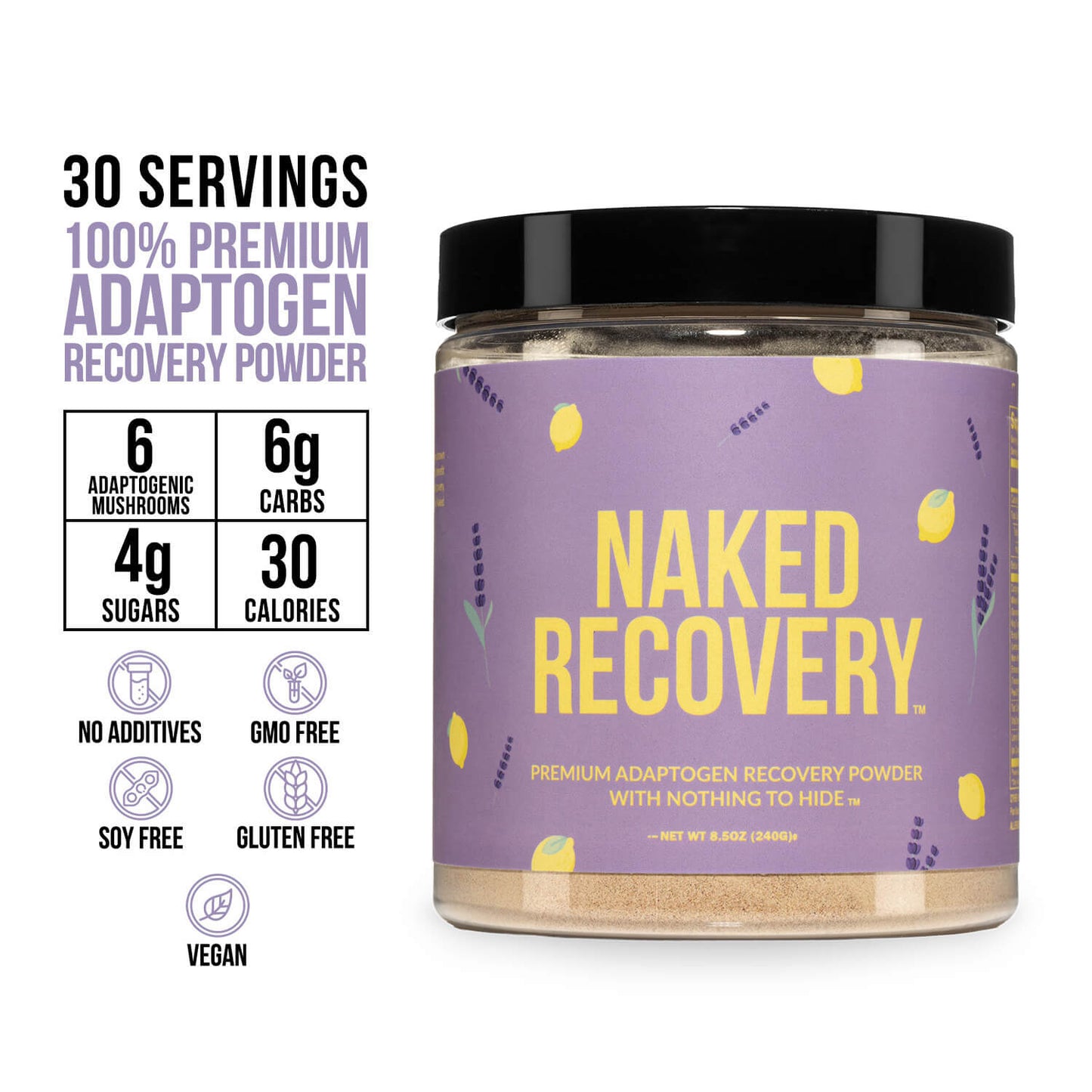 Mushroom Blend Supplement with Tart Cherry and Lemon Balm for Simple Everyday Nutrition Routines