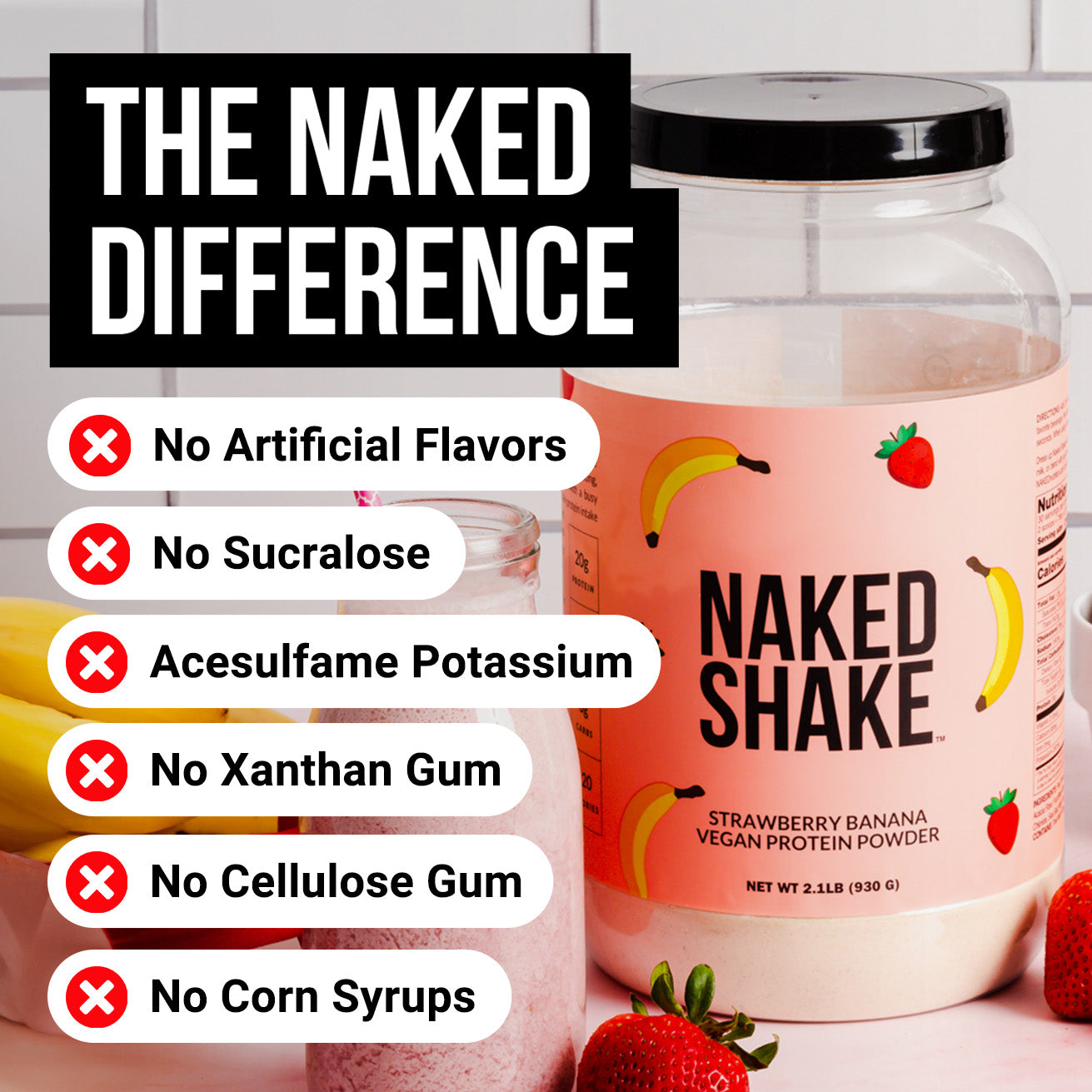 Strawberry Banana Protein Shake - Strawberry Banana for Convenient Everyday Nutrition