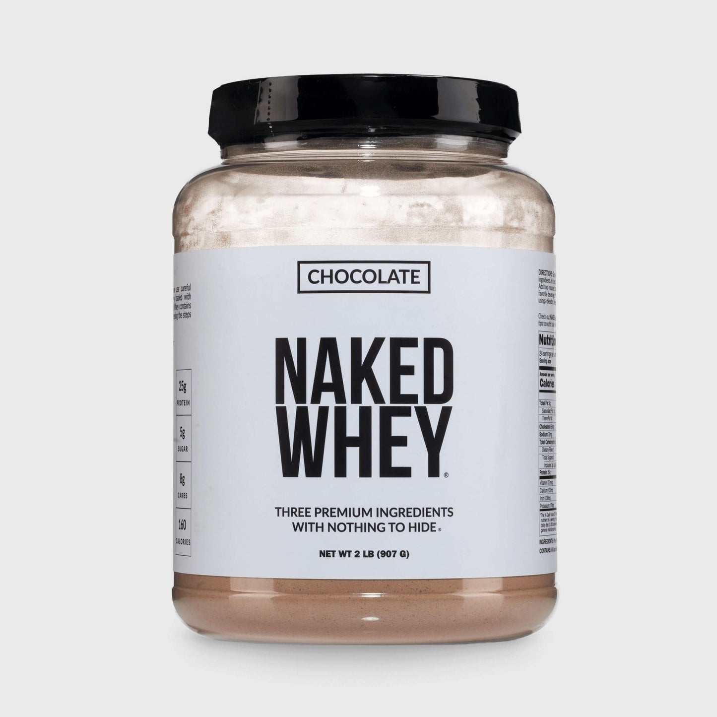 Chocolate Whey Protein Powder - Chocolate - Standard Size for Smooth Everyday Protein Shakes