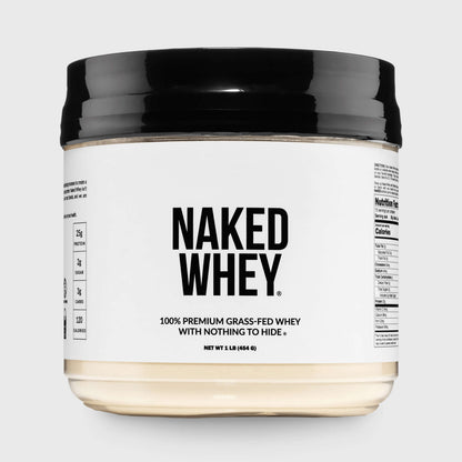 Grass Fed Whey Protein Powder - Unflavored - Compact Size for Smooth Everyday Protein Shakes