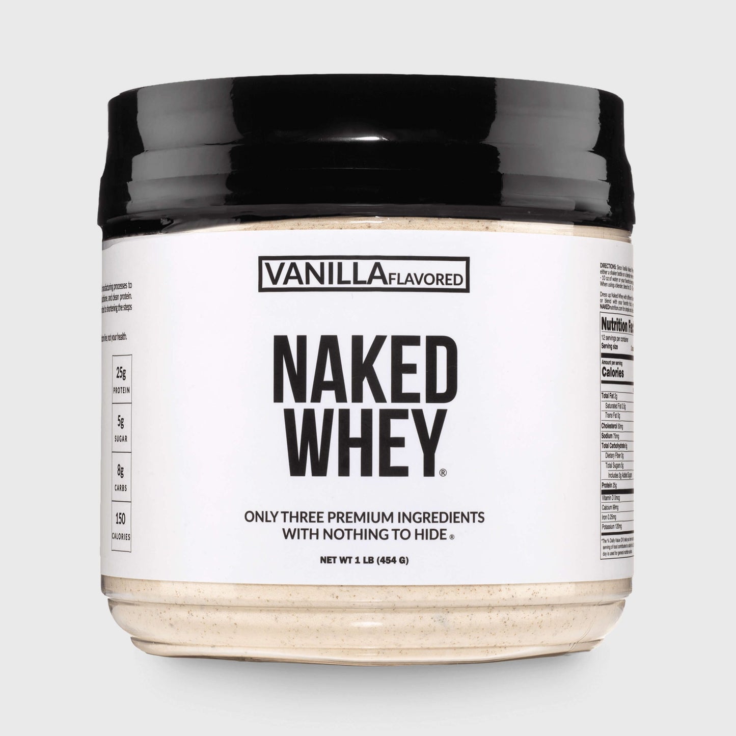 Vanilla Whey Protein Powder 1lb - Vanilla for Smooth Everyday Protein Shakes