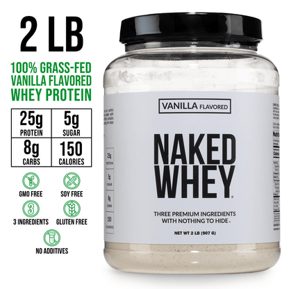 Vanilla Whey Protein Powder - Vanilla - Standard Size for Smooth Everyday Protein Shakes