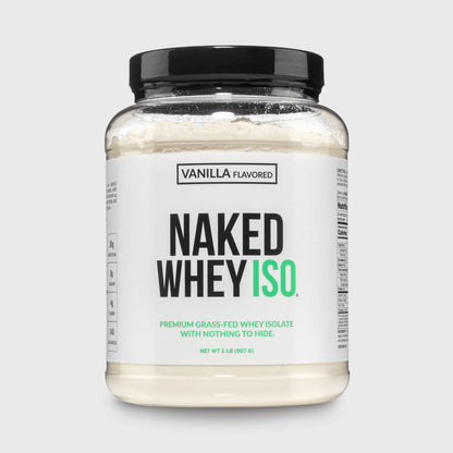 Vanilla Grass - Fed Whey Isolate Protein Powder - Vanilla for Smooth Everyday Protein Shakes