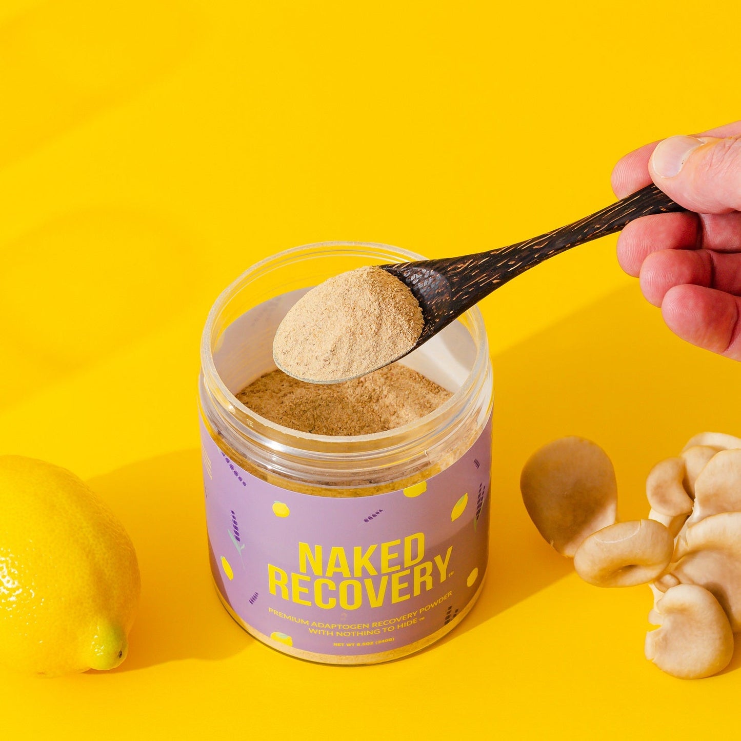Mushroom Blend Supplement with Tart Cherry and Lemon Balm for Simple Everyday Nutrition Routines
